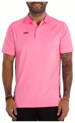 (EU) Поло мужское Enebe Strauss 40401, Розовое (M)