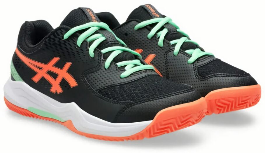 (EU) Кроссовки детские Asics Gel-Dedicate 8, 1044А064, Черные (р. 37,5)