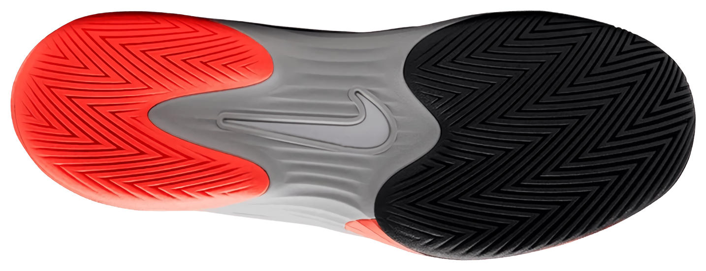 Кроссовки мужские Nike Vapor 12 HC Premium, Белые/Оранжевые/Серые, для харда, с технологией Air Zoom (р. EUR 45)