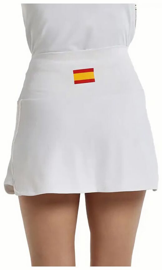 (EU) Юбка женская Bullpadel Furd, Белая (L)
