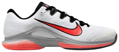 Кроссовки мужские Nike Vapor 12 HC Premium, Белые/Оранжевые/Серые, для харда, с технологией Air Zoom (р. EUR 45)