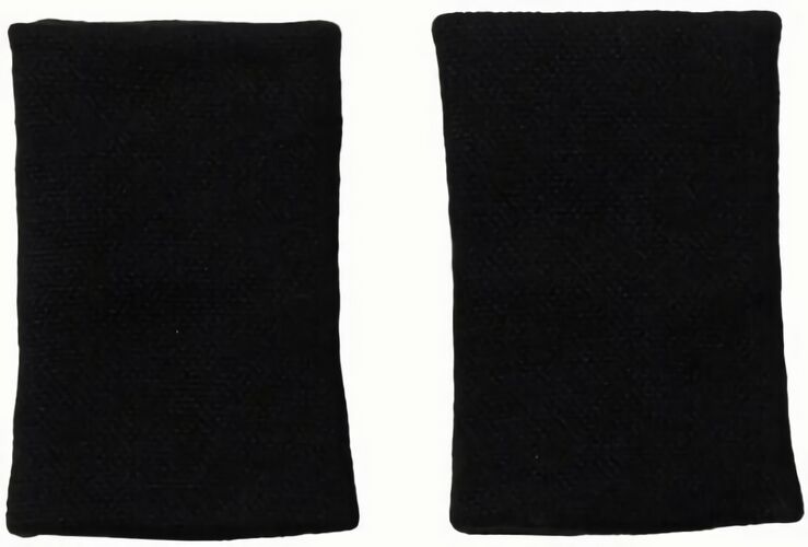 (EU) Удлиненные напульсники Adidas, Черный (2 шт)