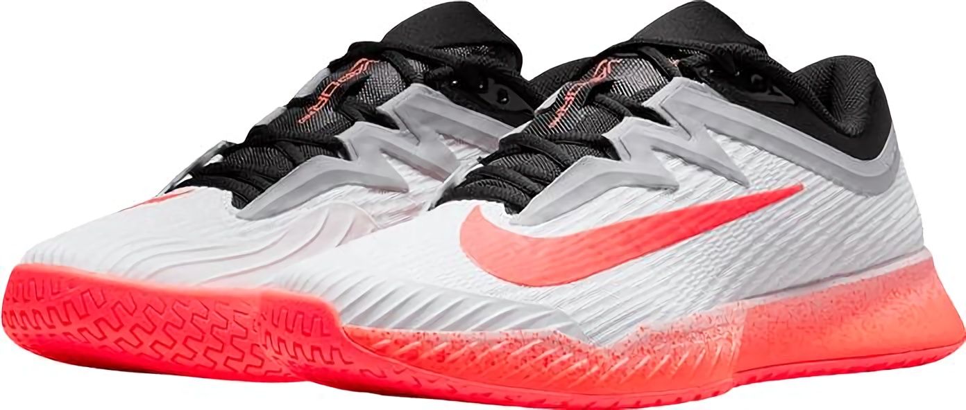 Кроссовки мужские Nike Court Air Zoom Vapor Pro3 HC Premium, Белые/Оранжевые/Серые (р. 43)