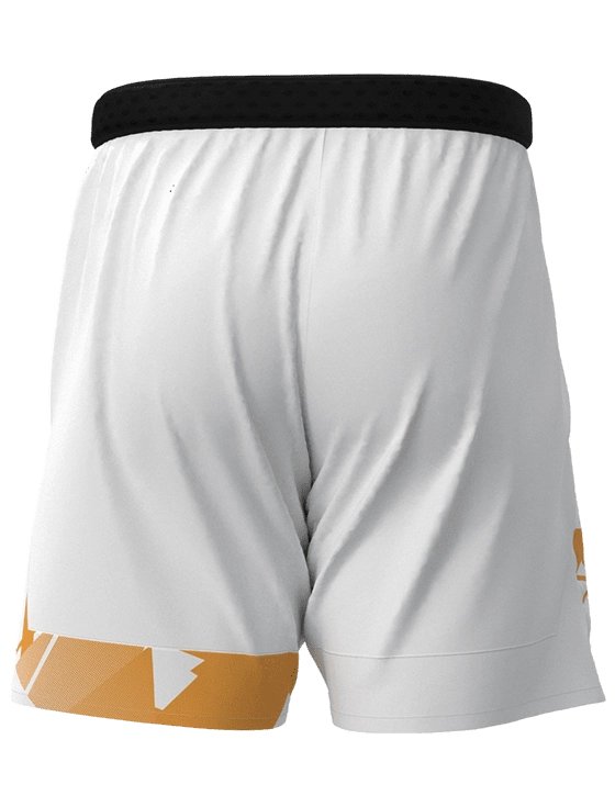 Шорты мужские Mizuno Daybreakers 8in Shorts M, Белые/Оранжевые (S)