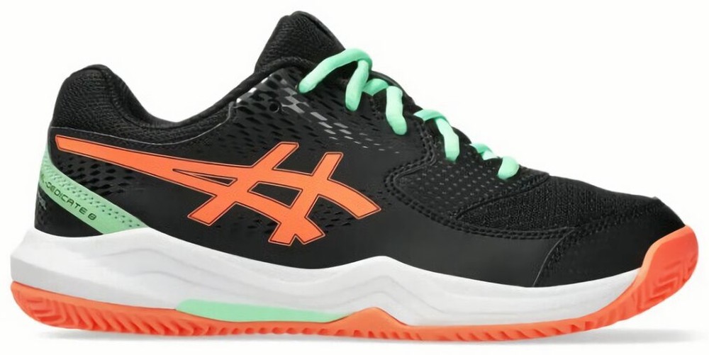 (EU) Кроссовки детские Asics Gel-Dedicate 8, 1044А064, Черные (р. 37,5)