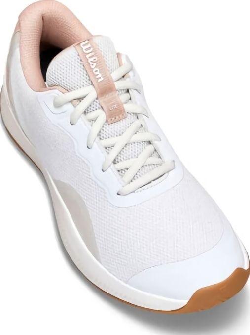 (EU) Кроссовки женские Wilson Intrigue Lite White/Pink Women Wrs338300, Белые (р. 41 1/3)