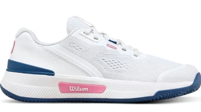 (EU) Кроссовки женские Wilson Intrigue Pro White/Blue Junior Wrs341640, Белые (р. 38)