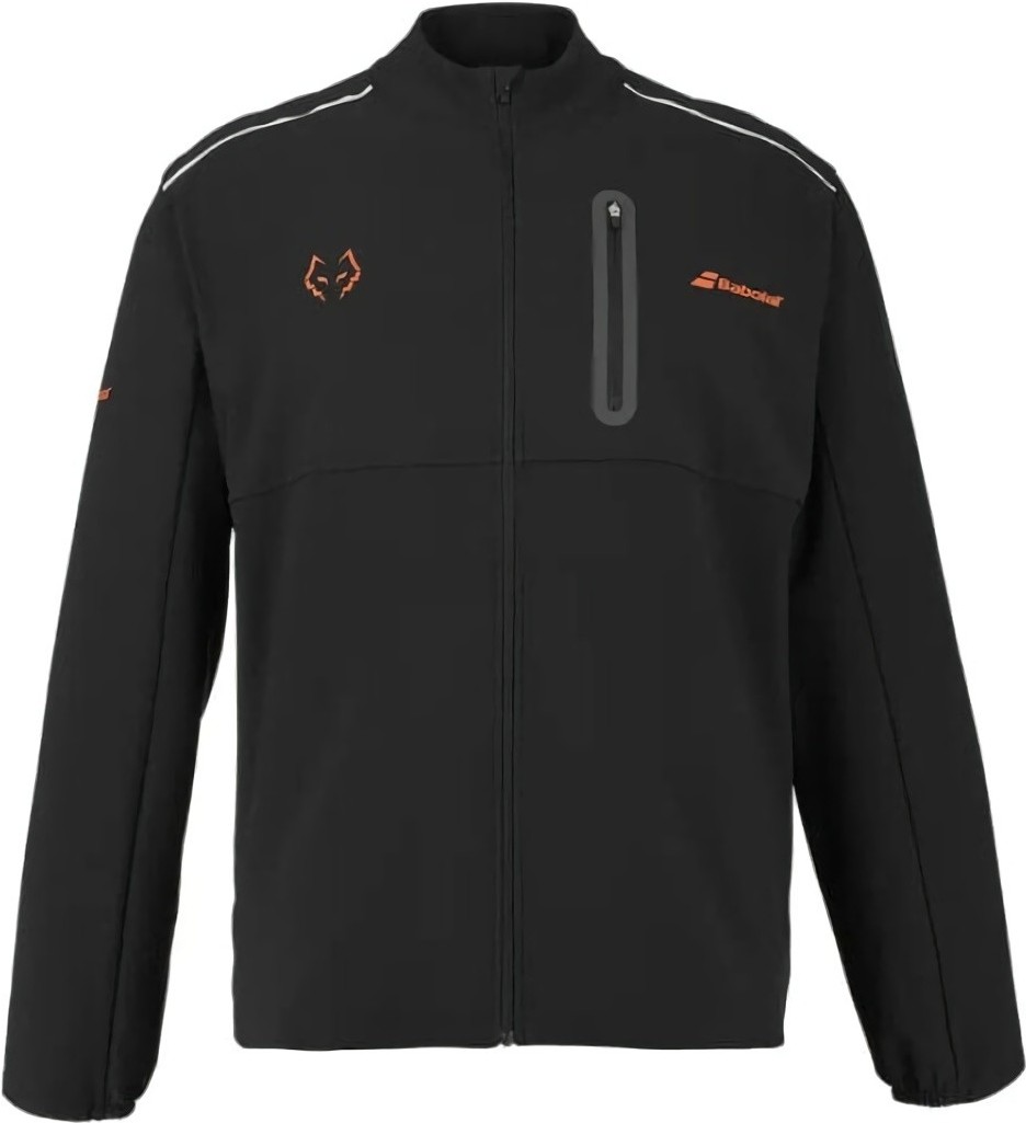 (EU) Куртка мужская Babolat Tech Juan Lebrón, Чёрная (S)