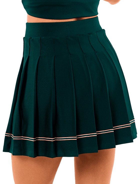 Юбка женская Raqueta High-Grade W плиссе, Тёмно-зелёная (XS)