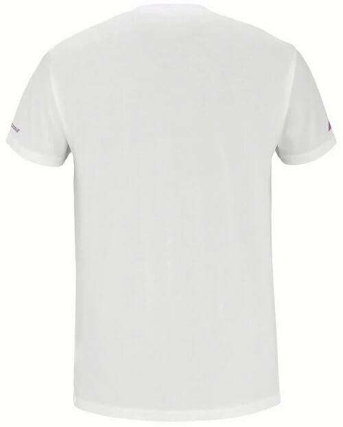 (EU) Футболка мужская Babolat Хуан Леброн 2025, Белая (S)