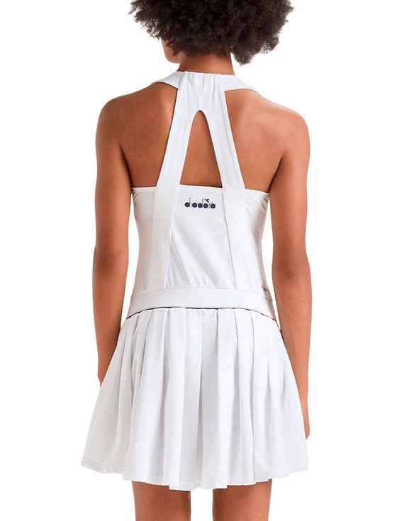 Платье женское Diadora L. Dress Icon W, Абсолютно Белое (XS)