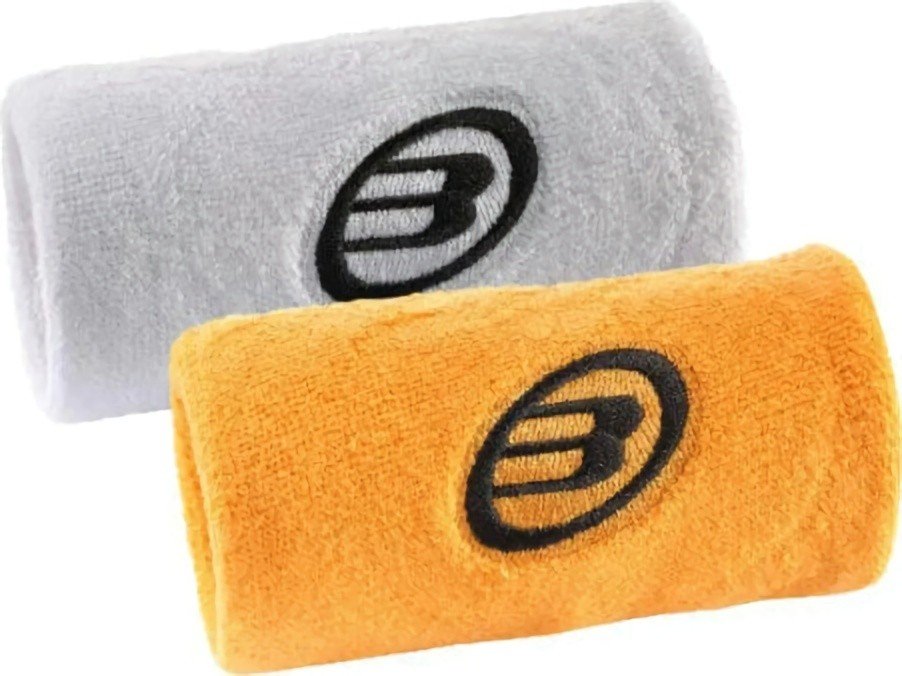 (EU) Удлиненный напульсник Bullpadel BPMU262, Белый/Мандариновый (2 шт)