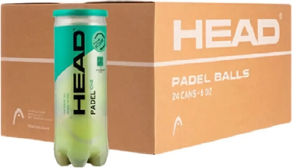 (EU) Мячи для падел тенниса Head Padel One S, 24 банки (3 шт в банке)