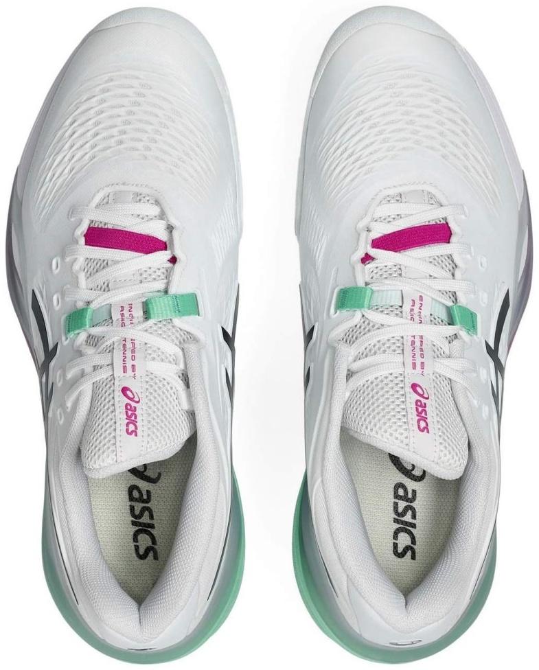Кроссовки унисекс Asics Gel-Resolution X Clay, Белые/Чёрные, для грунтового корта (р. 28,5)