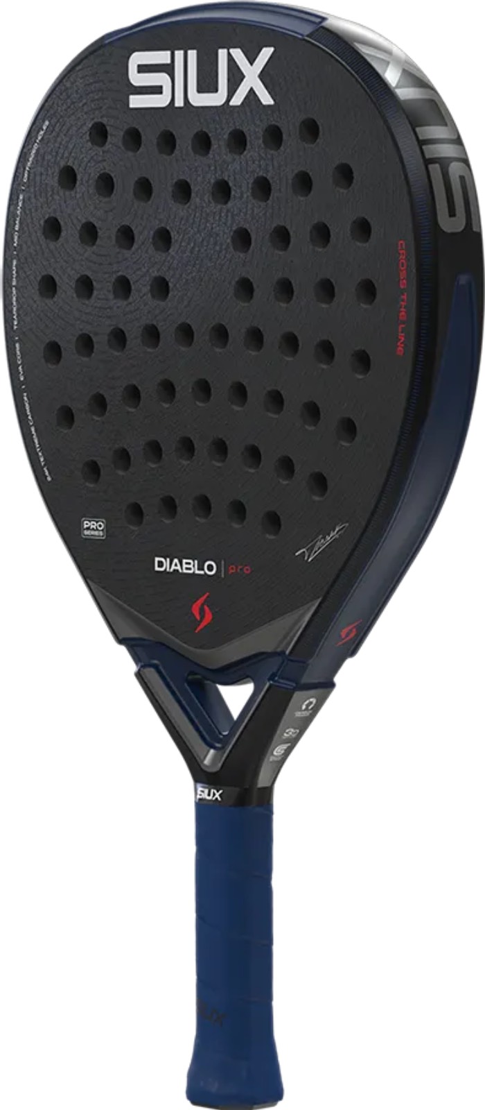 Ракетка для падел тенниса Siux Diablo Pro Night Blue 2026