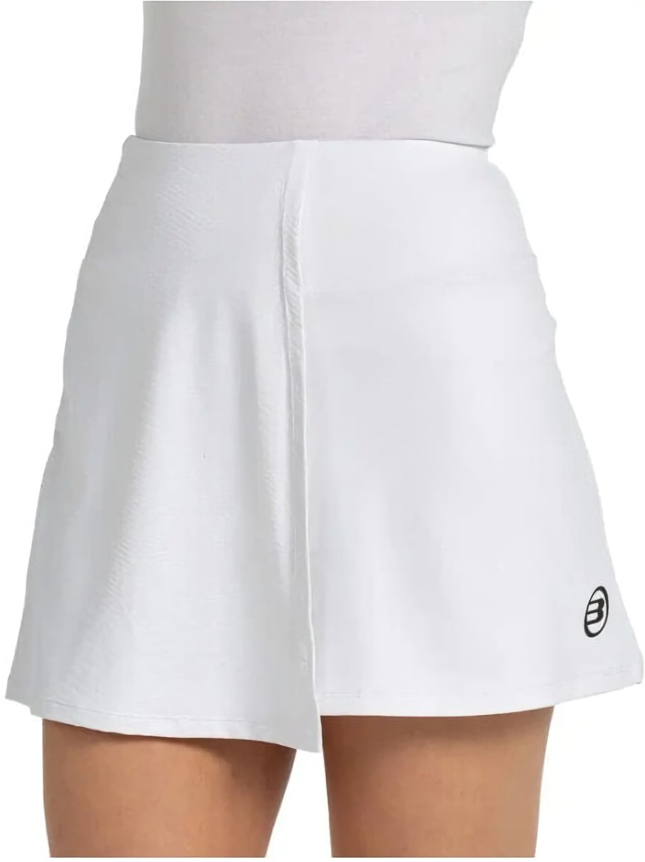 (EU) Юбка женская Bullpadel Biela Woman, Белая (2XL)