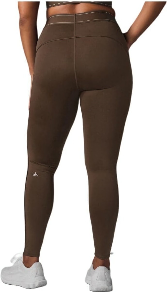 (CN) Леггинсы женские Alo Yoga Umber, Коричневые (XS)