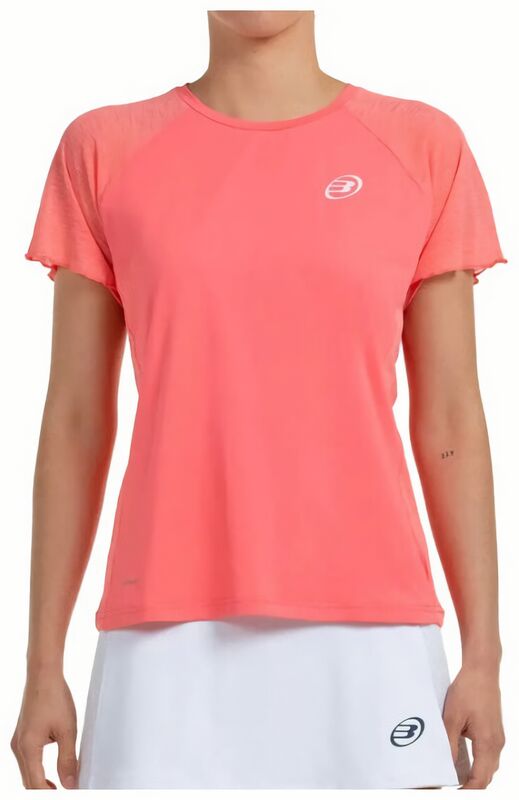 (EU) Футболка женская Bullpadel Dedale с коротким рукавом, Розовая (S)