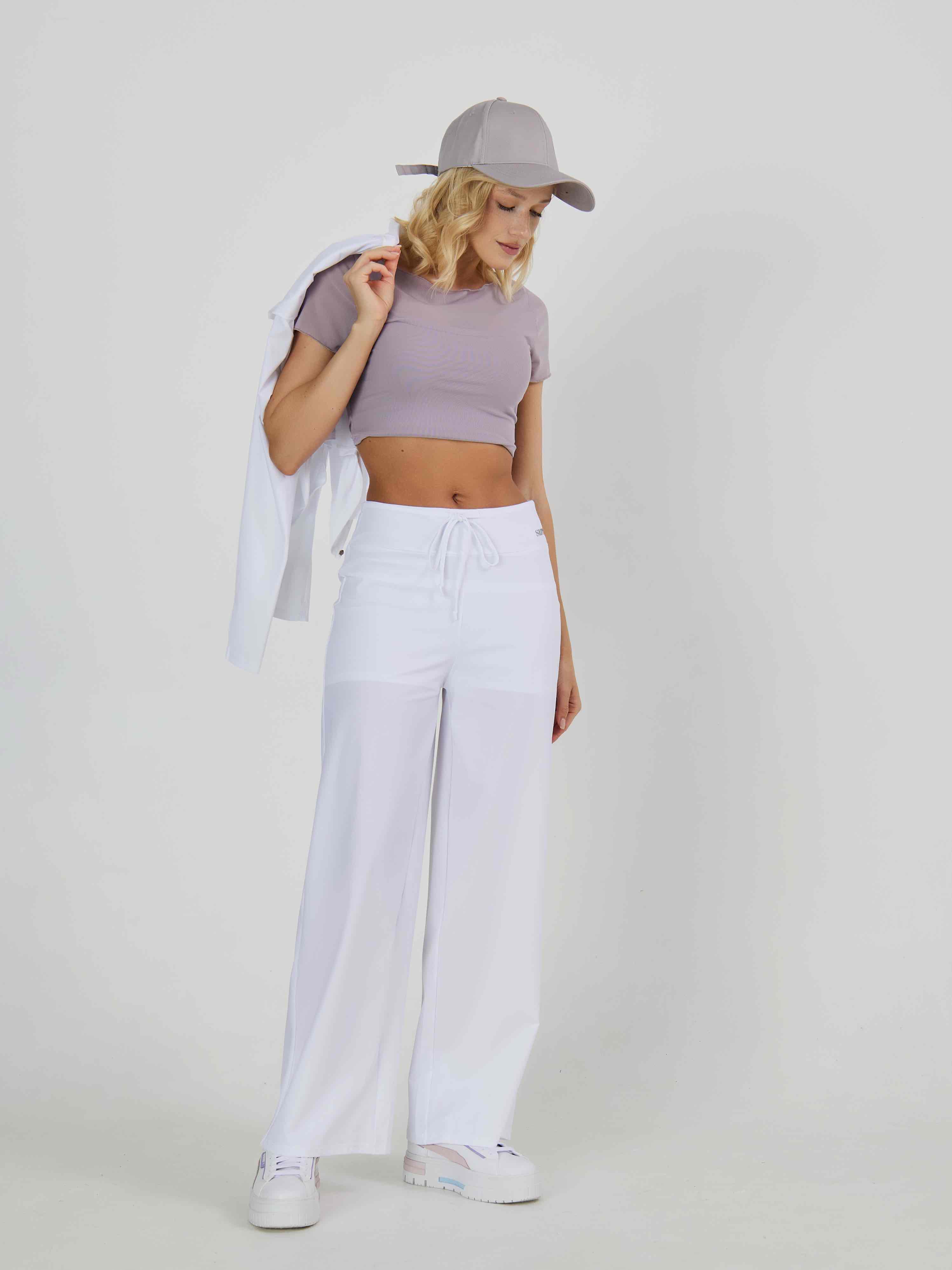 Брюки женские SURE 1APTJ_3256_100, Белые (XL)