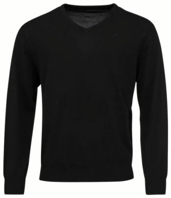 (EU) Свитер мужской Head с v-вырезом, Чёрный (L)