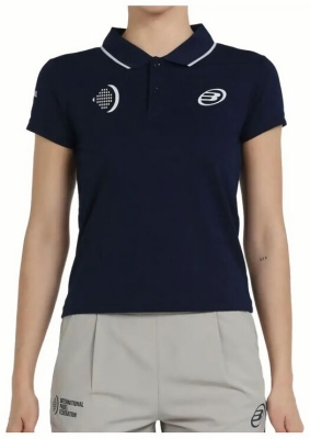 (EU) Поло женское Bullpadel Exilo, Чёрное (M)