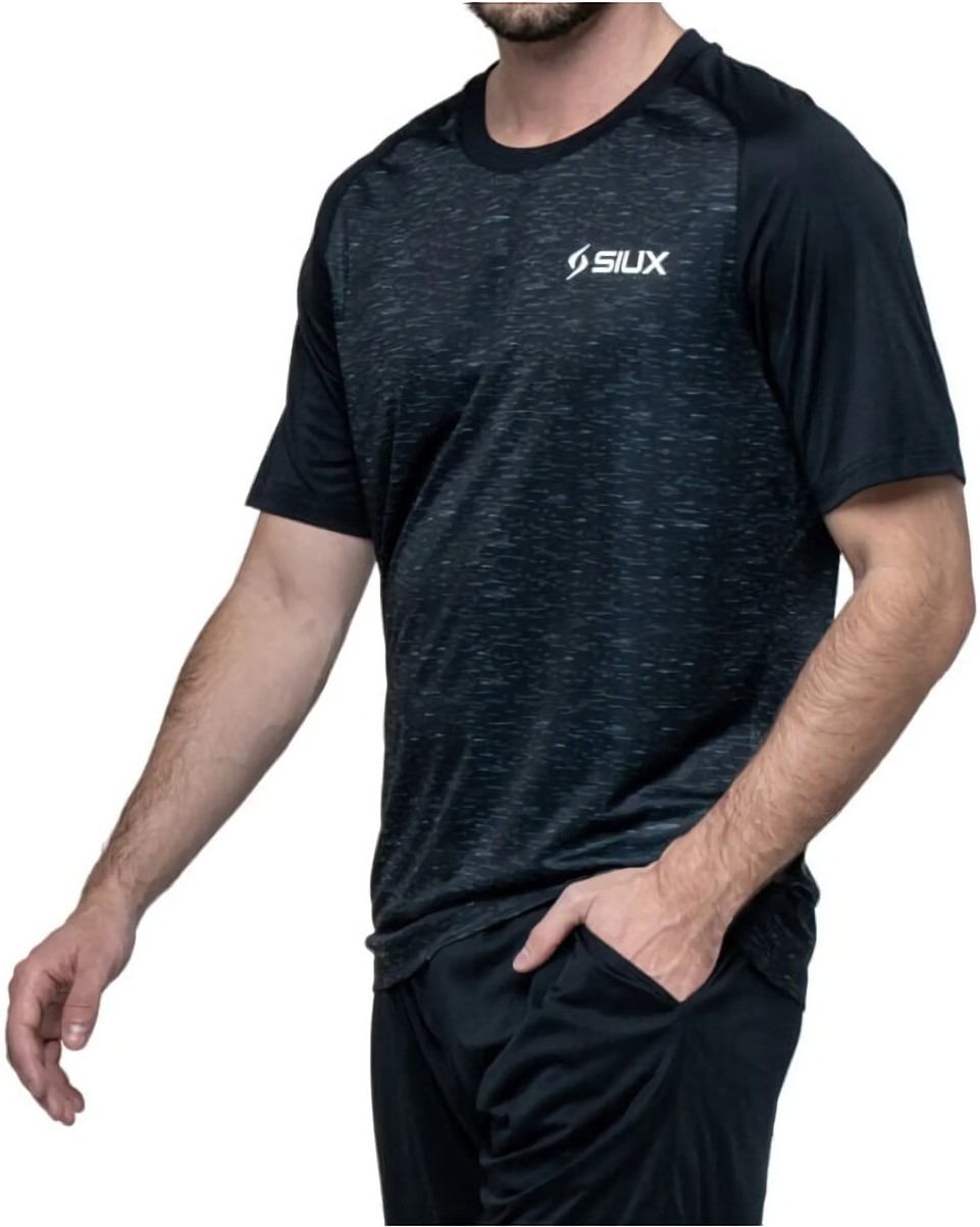 (EU) Футболка мужская Siux Club 26, Чёрная (2XL)