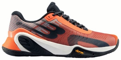 (EU) Кроссовки мужские Bullpadel Hack Vibram 24V, Черно-Оранжевые (р. 44,5)