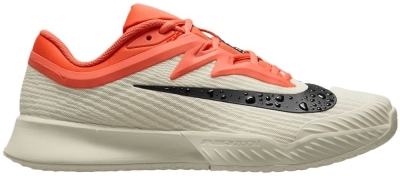 Кроссовки мужские Nike Vapor Pro 3 HC Premium, Бежевый/Черный/Оранжевый, для твердых кортов (р. 28,5)