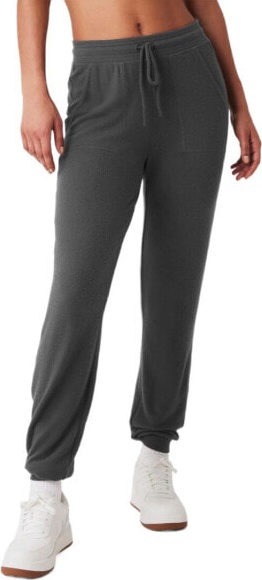 (CN) Брюки женские Alo Yoga Soho Knitted Sports Pants Women's, Чёрные (M)