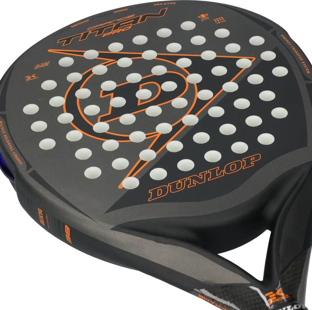 (EU) Ракетка для падел тенниса Dunlop Titan Pro Orange 2024