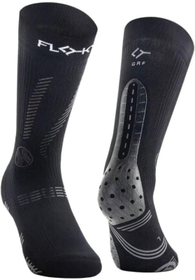 (EU) Носки унисекс Floky Multisport Medium GRF, с защитой от вибраций, для восстановления мышц, Чёрные (XS/S)