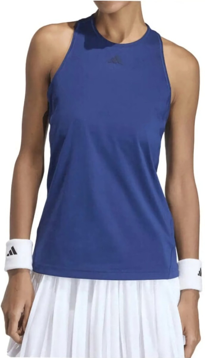 (EU) Майка женская Adidas Club Woman, с технологией AEROREADY, из переработанных материалов, Синяя (XL)