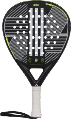 (EU) Ракетка для падел тенниса Adidas Match 3.3 Black Lime 2024