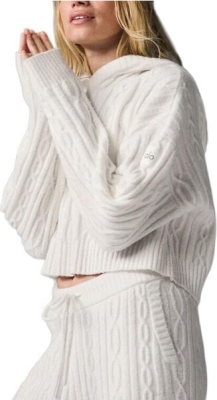 (CN) Лонгслив Alo Yoga Knitwear Women's Mixed Gray/Athletic Heather Grey, Бежевый (S)