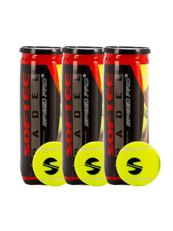 (EU) Мячи для падел тенниса Softee Speed Pro, 3 банки (3 шт в банке)