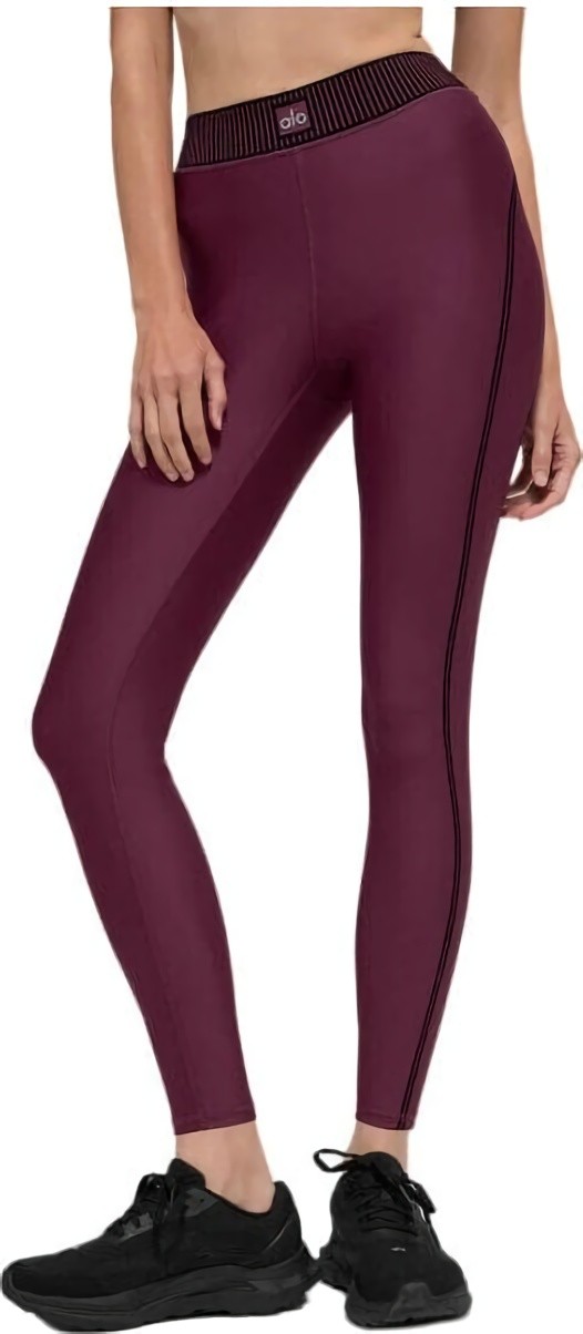 (CN) Леггинсы женские Alo Yoga Airlift High-Waist 7/8 Line Up, Красные (L)