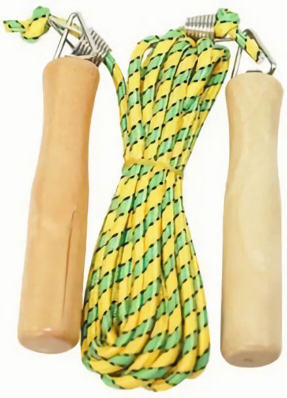 (EU) Скакалка Softee Deluxe, 0009743, Желто-зеленая (264 см)