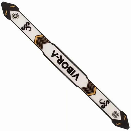 (EU) Защита обода для ракетки Vibor-A, Черное-белая