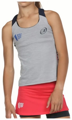 (EU) Майка для девочек Bullpadel WPT Раволта G, Серая (L)