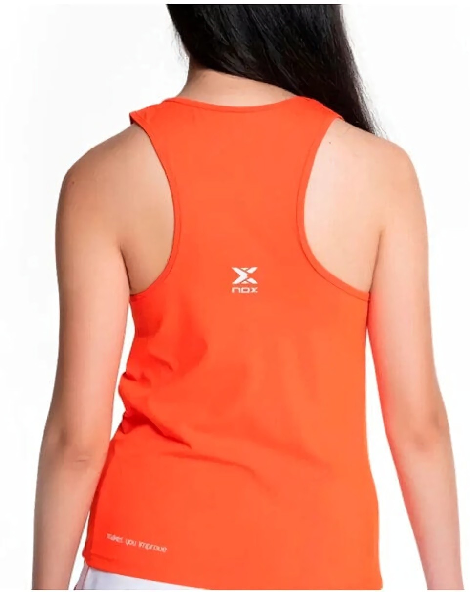 (EU) Майка женская Nox Team Fit, Оранжевая (XL)