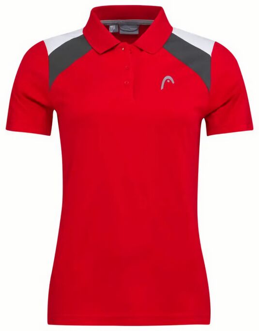 (EU) Поло мужское Head Club 22 Tech W 814421, Красное (XXXL)