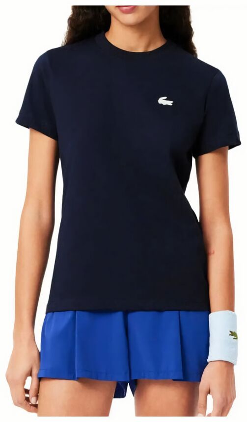 (EU) Футболка женская Lacoste Core Performance TF9246, Синяя (S)