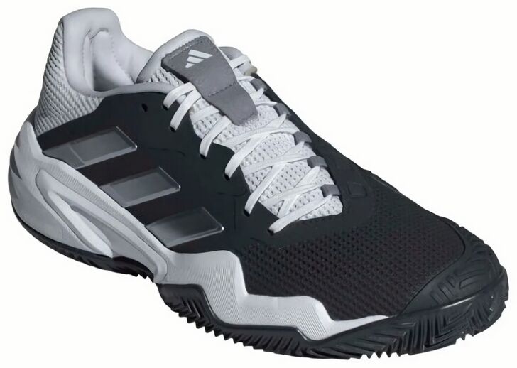 (EU) Кроссовки мужские Adidas Barricade M Clay, IF0463, Серо-Черные (р. 46,6)