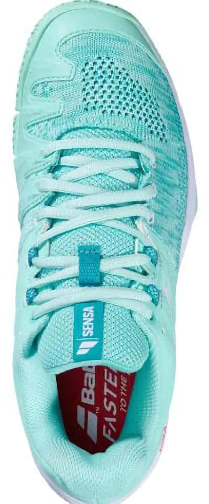 (EU) Кроссовки женские Babolat Sensa Turquoise Blue Women 3A1S26A757, Синие (р. 36.5)
