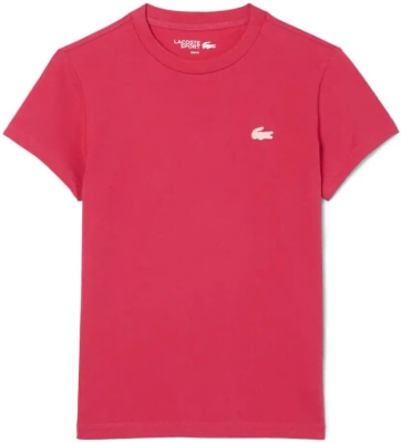 (EU) Футболка женская Lacoste Core Performance, Розовая (р. 36)