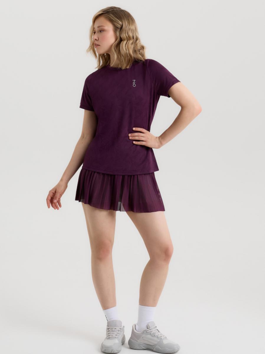 Футболка женская 7/6 Kate T-shirt - Potent Purple, Винная (L)