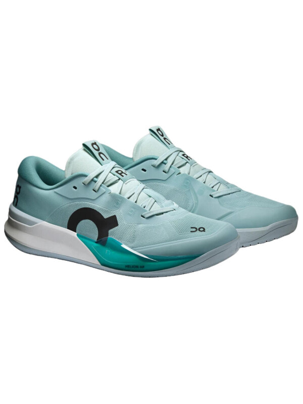 On THE ROGER Pro 3 Tennis Shoes Men's Low Top Teal