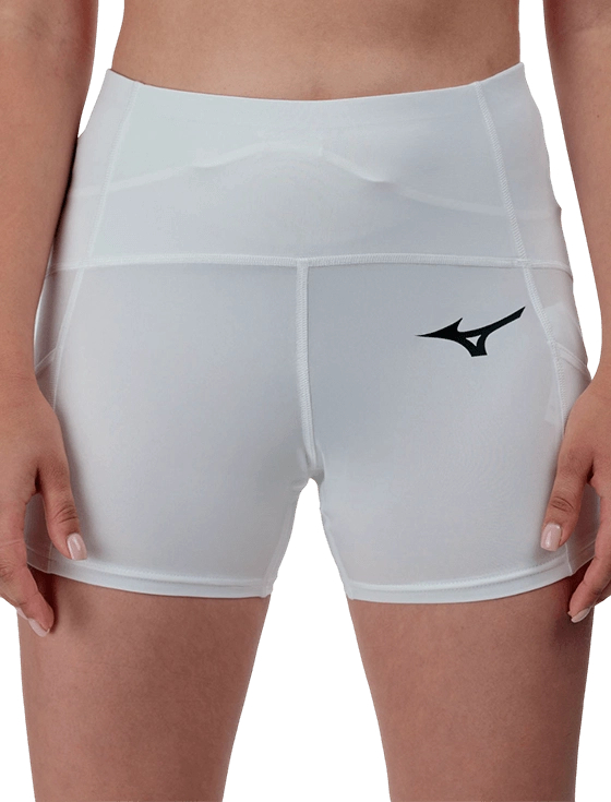 Велосипедки женские Mizuno Short Tight W, Белые (L)