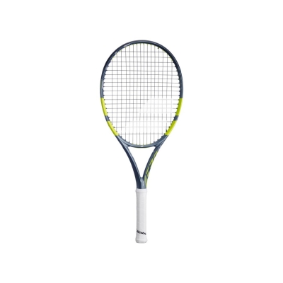 Ракетка для тенниса Babolat Pure Aero Junior 26 CV, ручка 00, Серая/Жёлтая/Белая