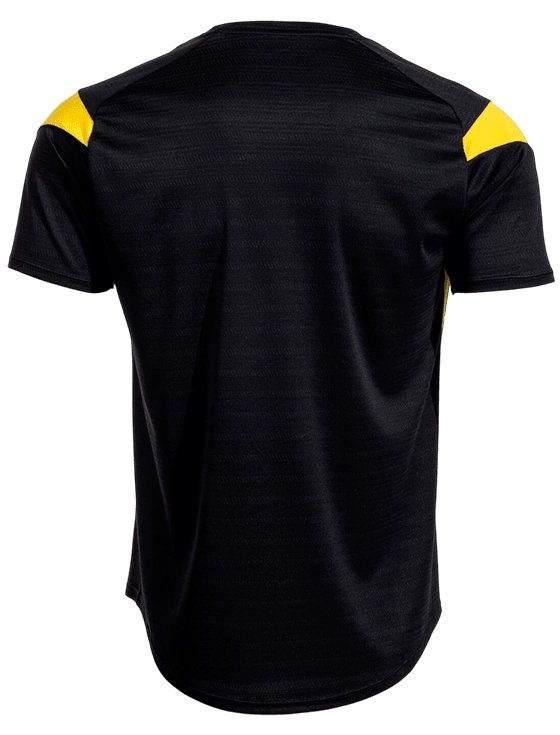 Футболка мужская Joma Montreal Short Sleeve T-Shirt M, Черная/Желтая (M)